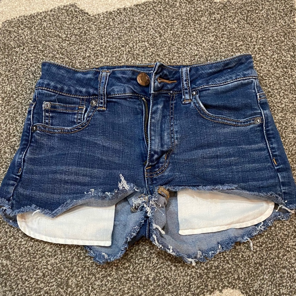 American Eagle hi rise shortie Sz 0